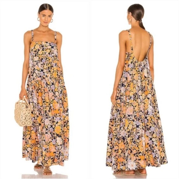 Free People Multicolor Floral Maxi Dress - Picture 3 of 5